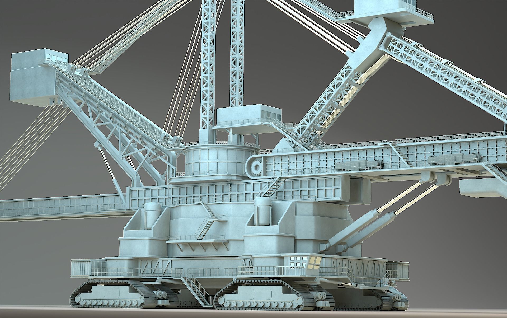 heavy duty miner 3D model_6