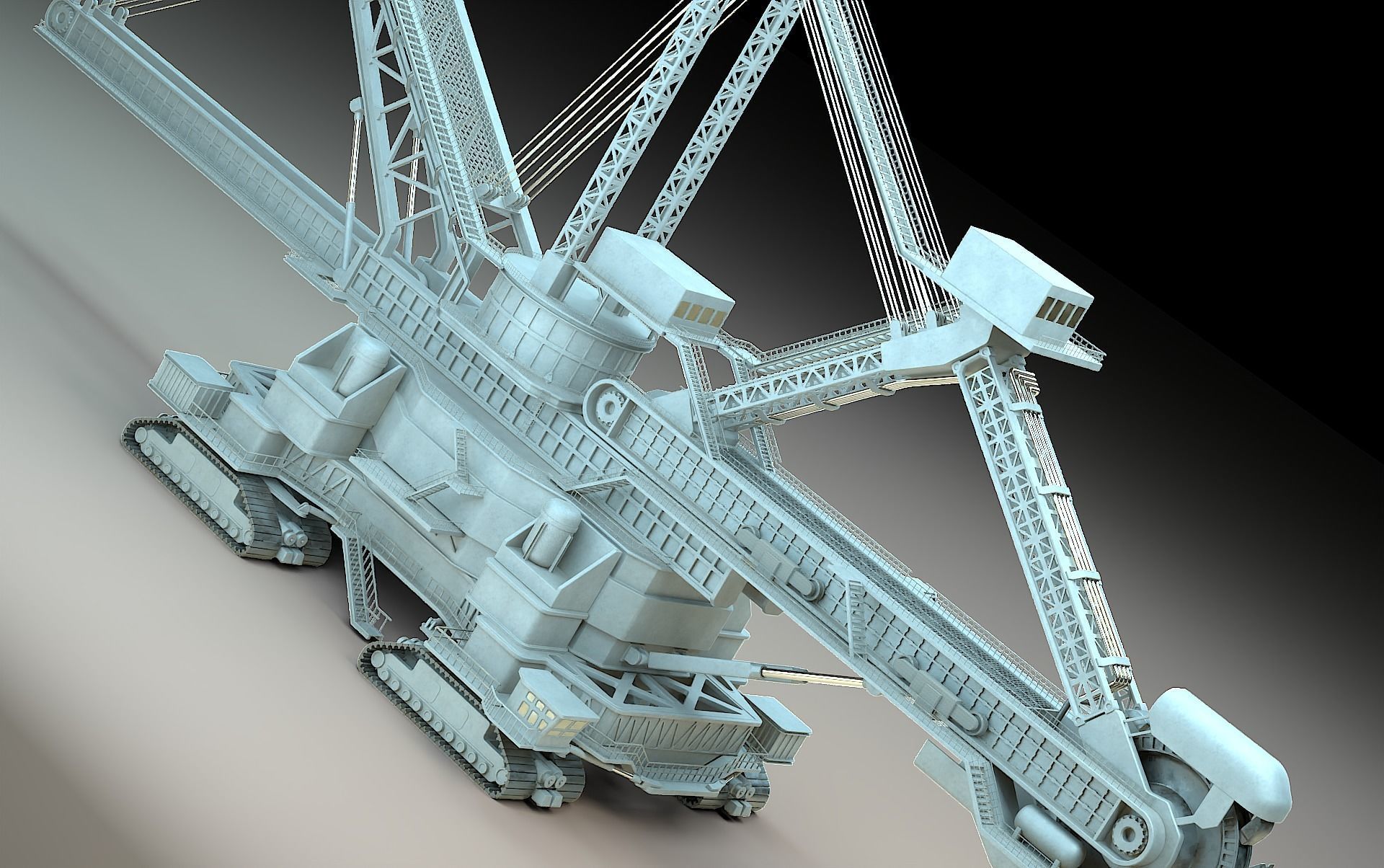 heavy duty miner 3D model_16