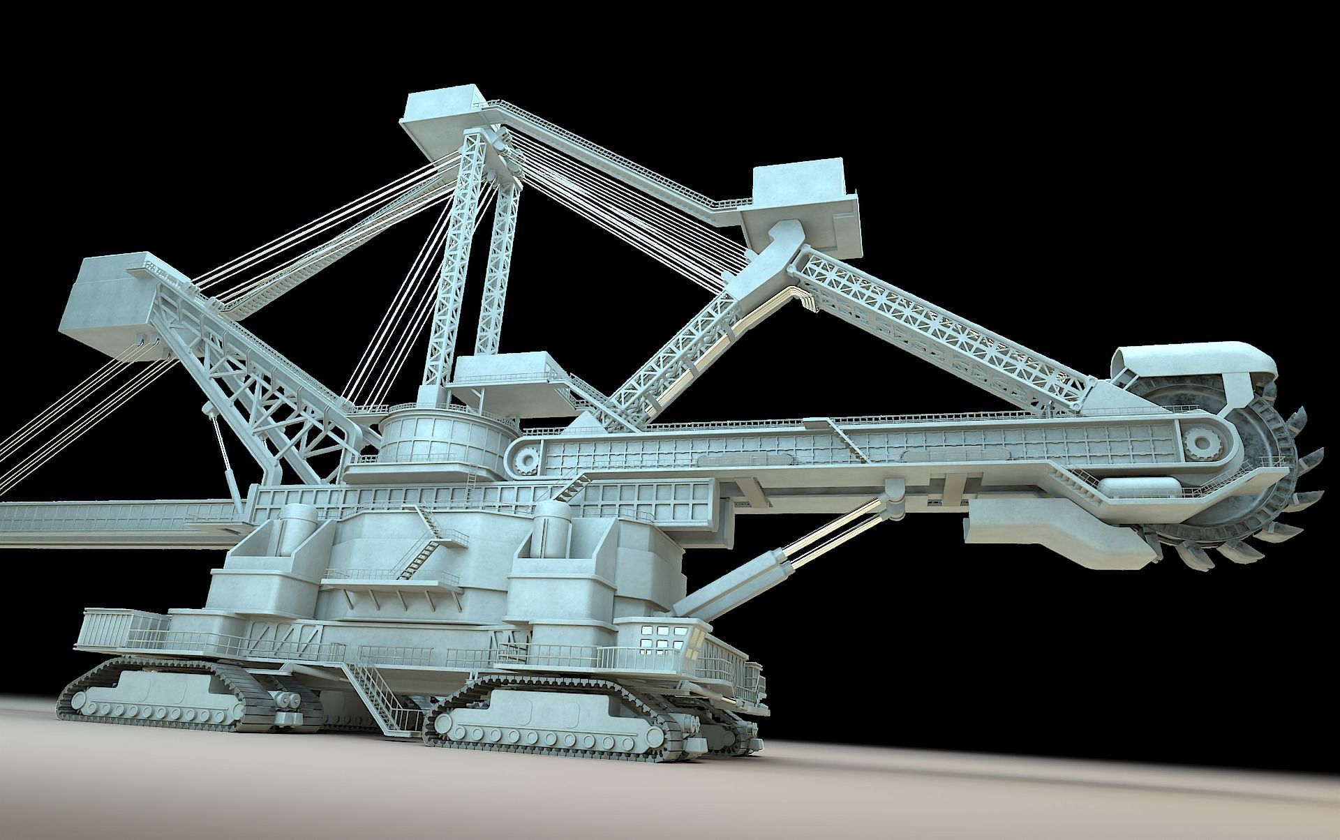 heavy duty miner 3D model_23
