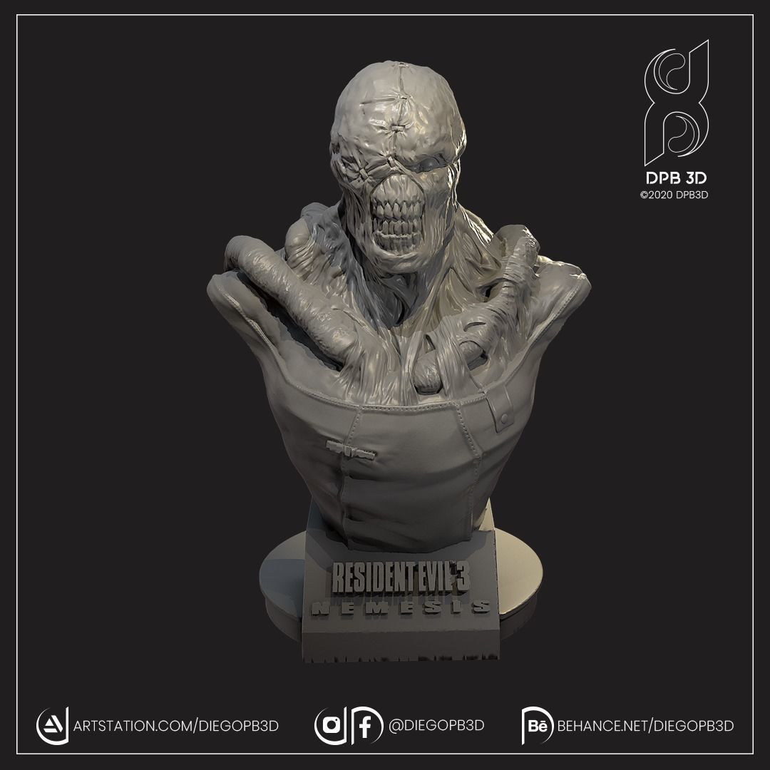 NEMESIS RESIDENT EVIL 3 3D print model_1