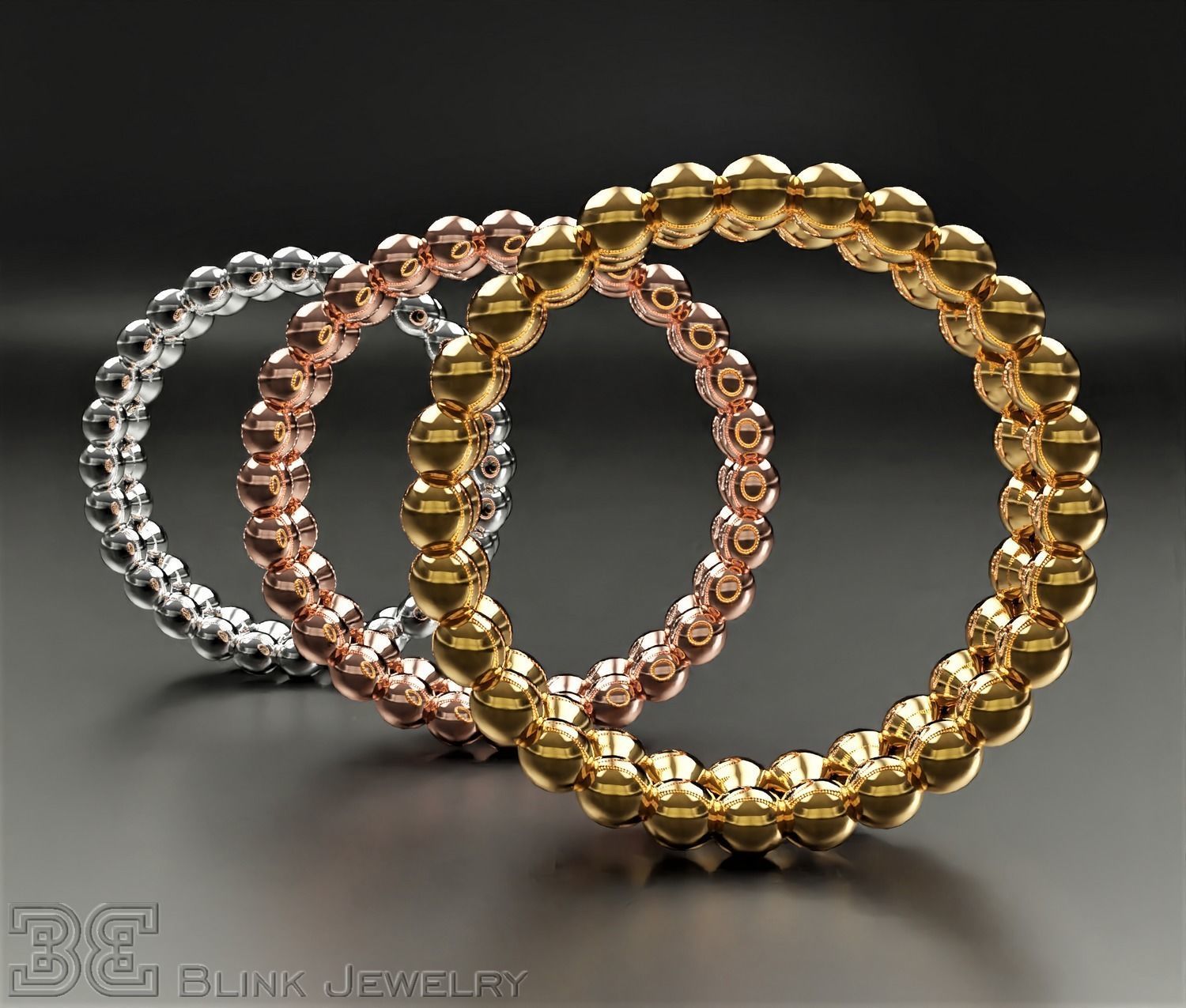 Luxury eternity ring unique design package 3D print model_8