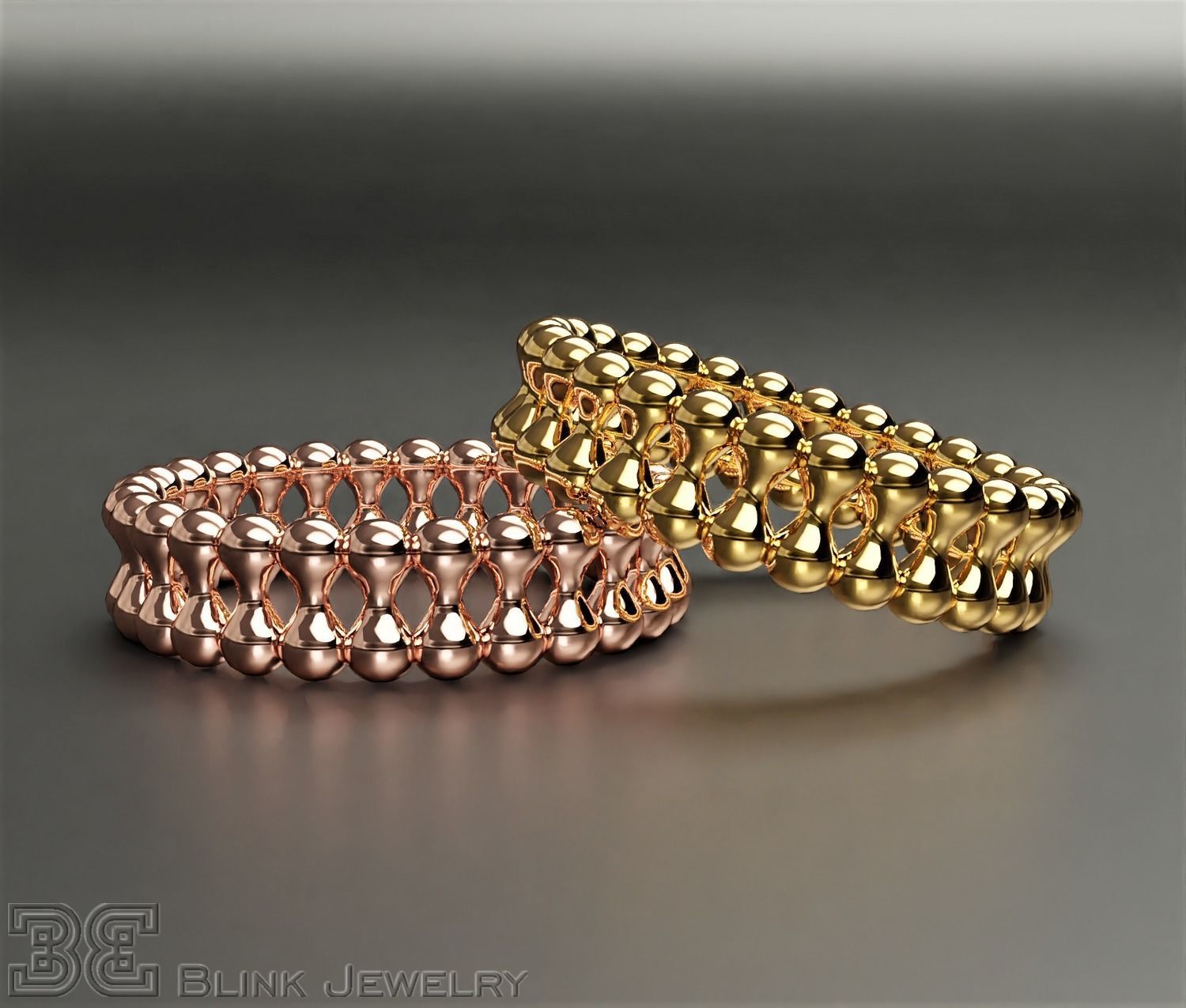 Luxury eternity ring unique design package 3D print model_11