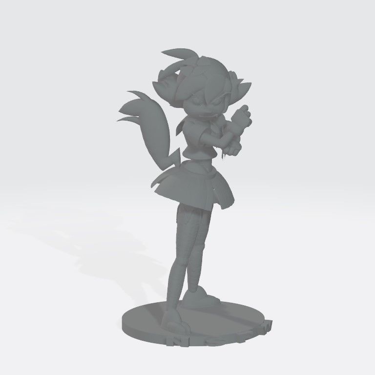 Animaniacs Dot anime style 3D print model_6