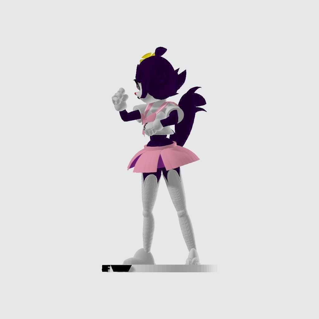 Animaniacs Dot anime style 3D print model_2