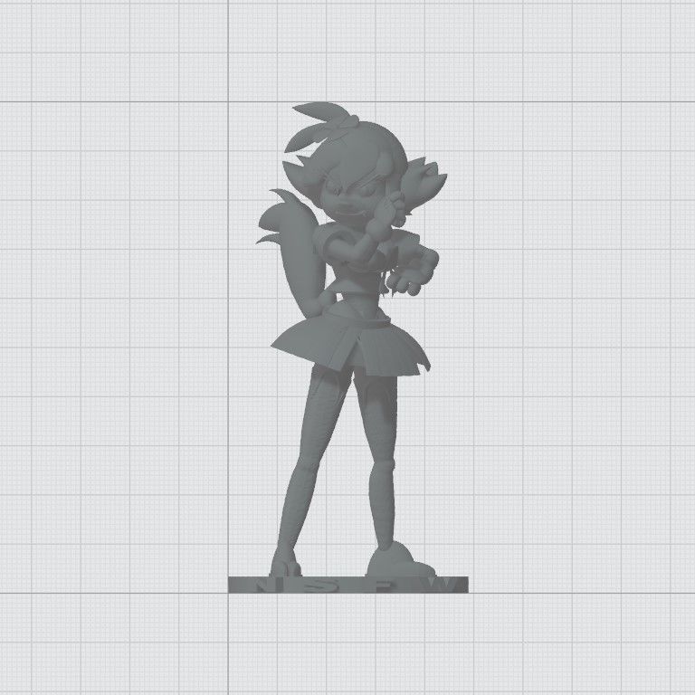 Animaniacs Dot anime style 3D print model_7