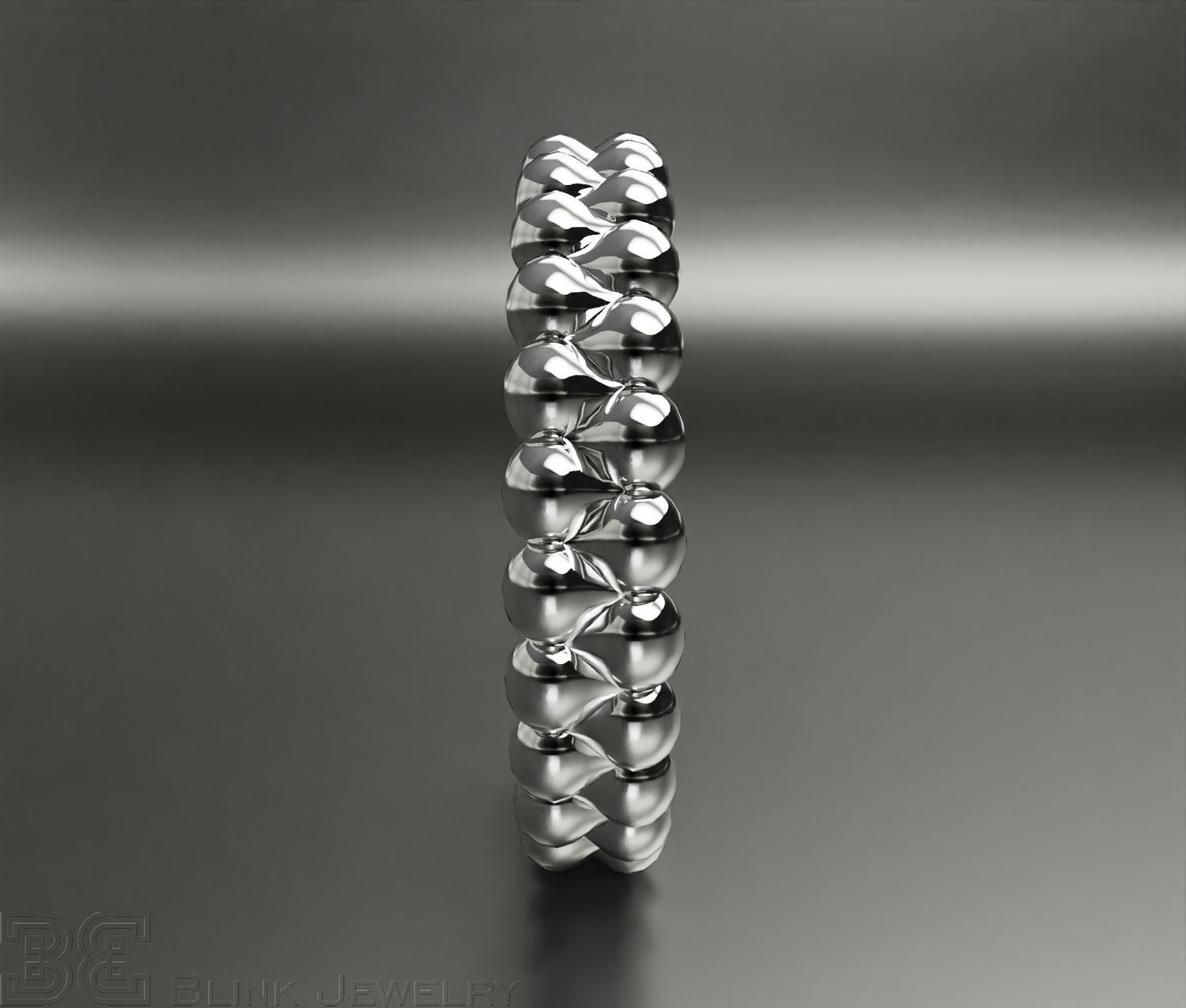 Delicate eternity band luxury style package 3D print model_14