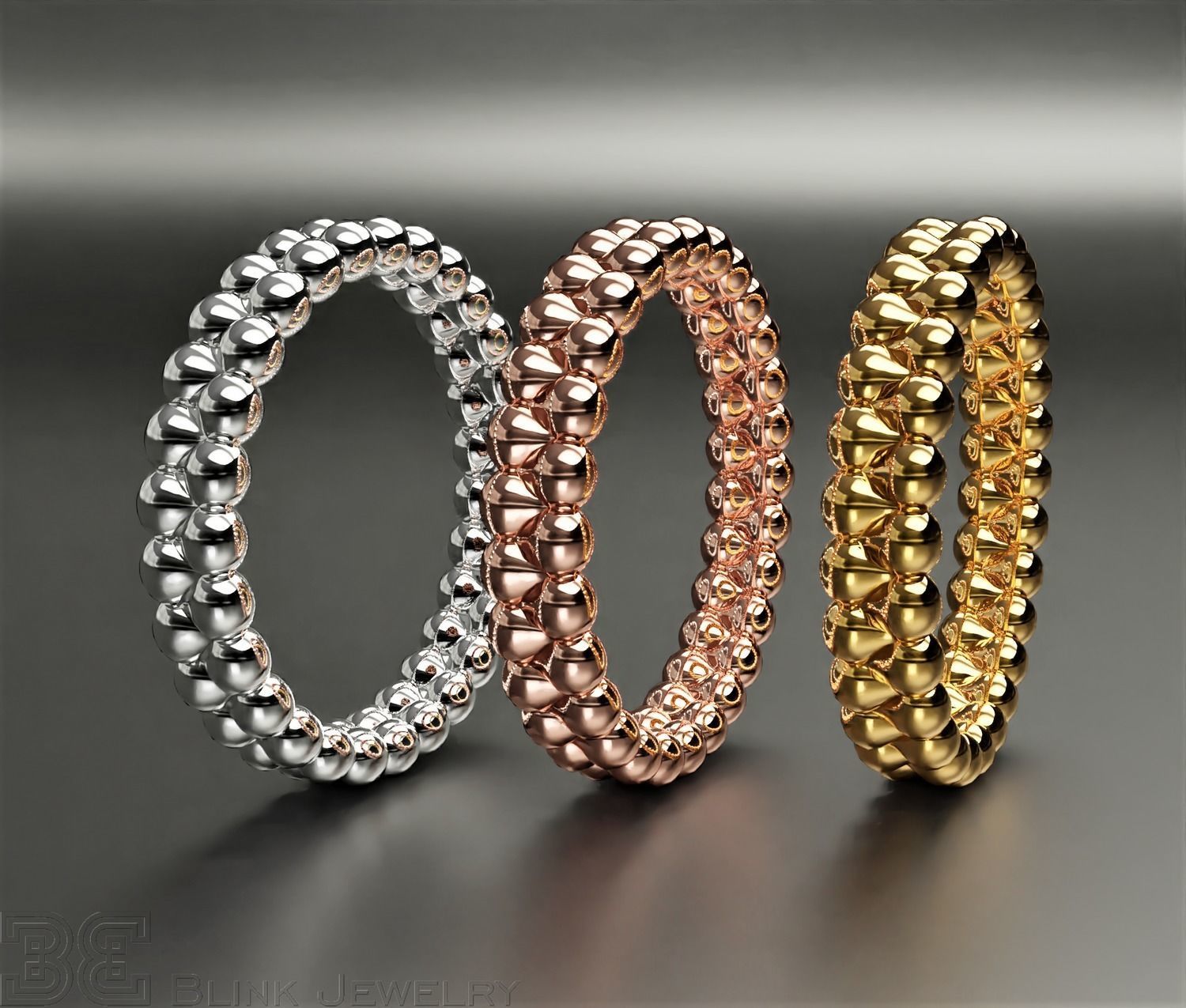 Delicate eternity band luxury style package 3D print model_10