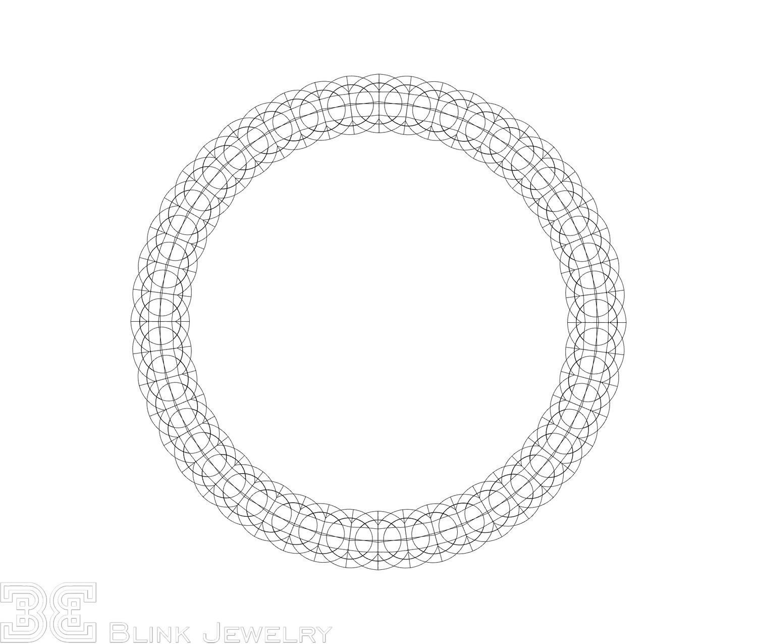 Delicate eternity band luxury style package 3D print model_20