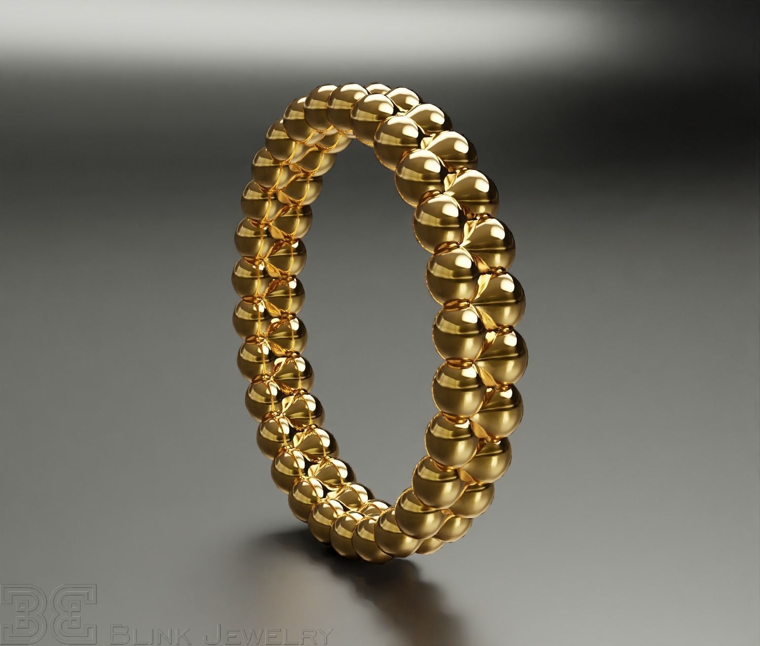 Delicate eternity band luxury style package 3D print model_5