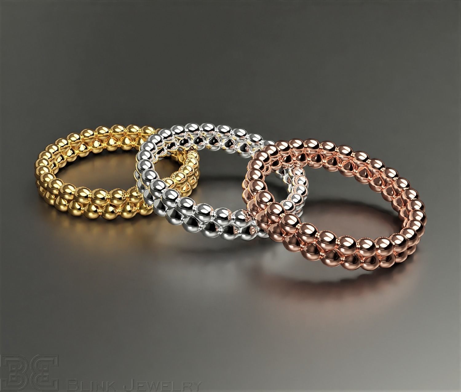 Delicate eternity band luxury style package 3D print model_7