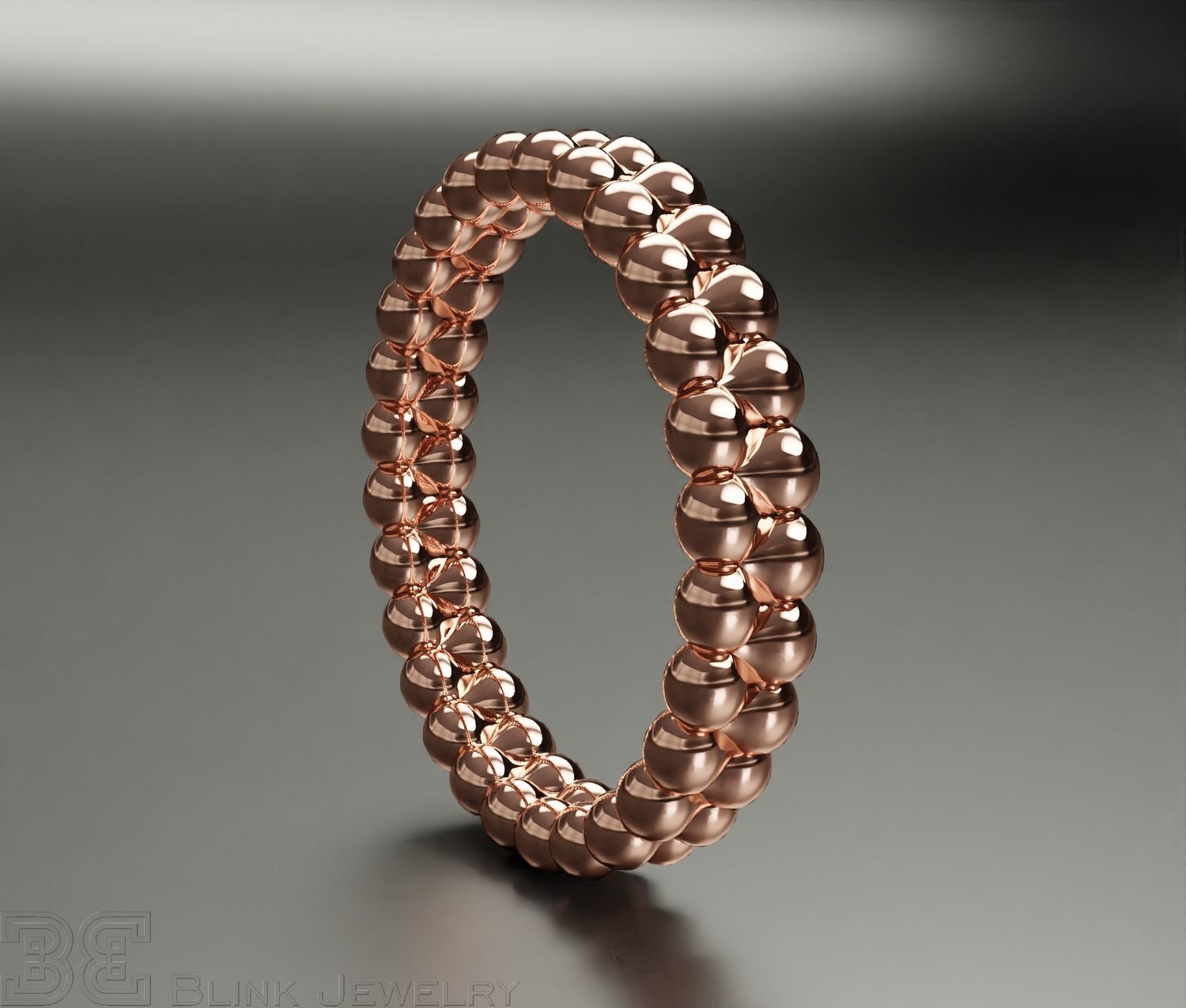 Delicate eternity band luxury style package 3D print model_4