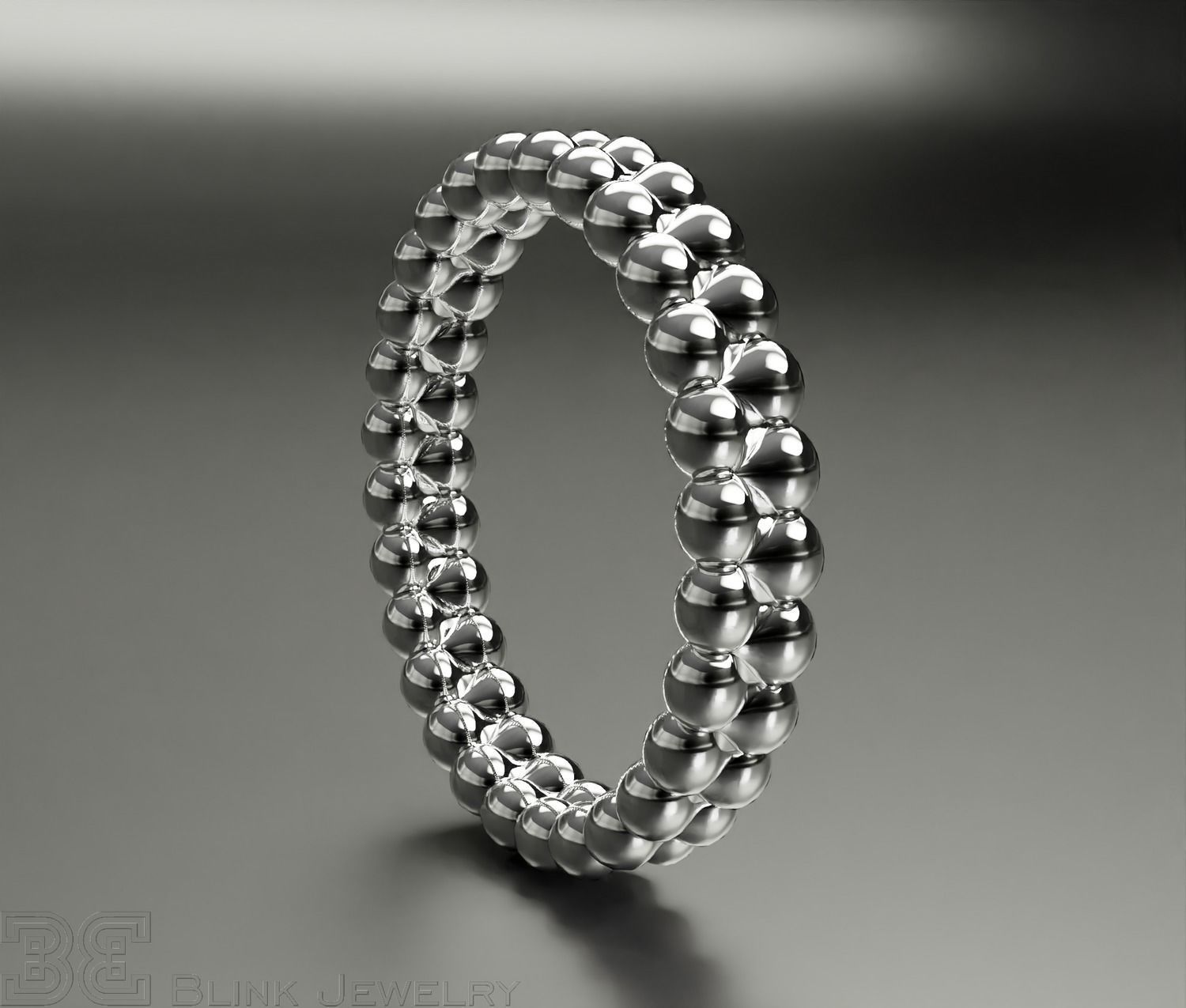 Delicate eternity band luxury style package 3D print model_6