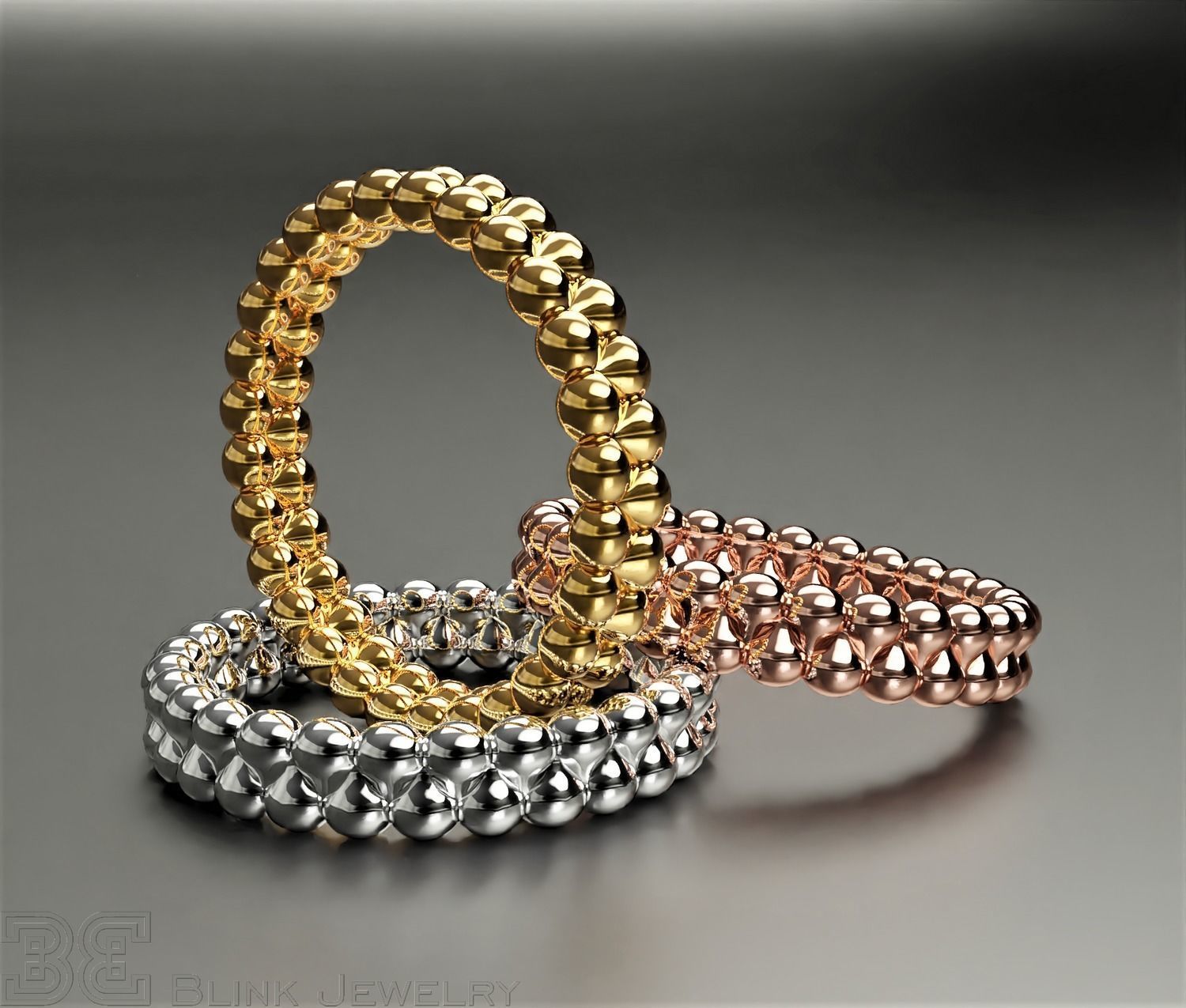 Delicate eternity band luxury style package 3D print model_8