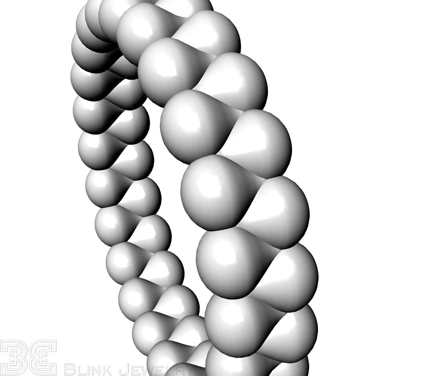 Delicate eternity band luxury style package 3D print model_17