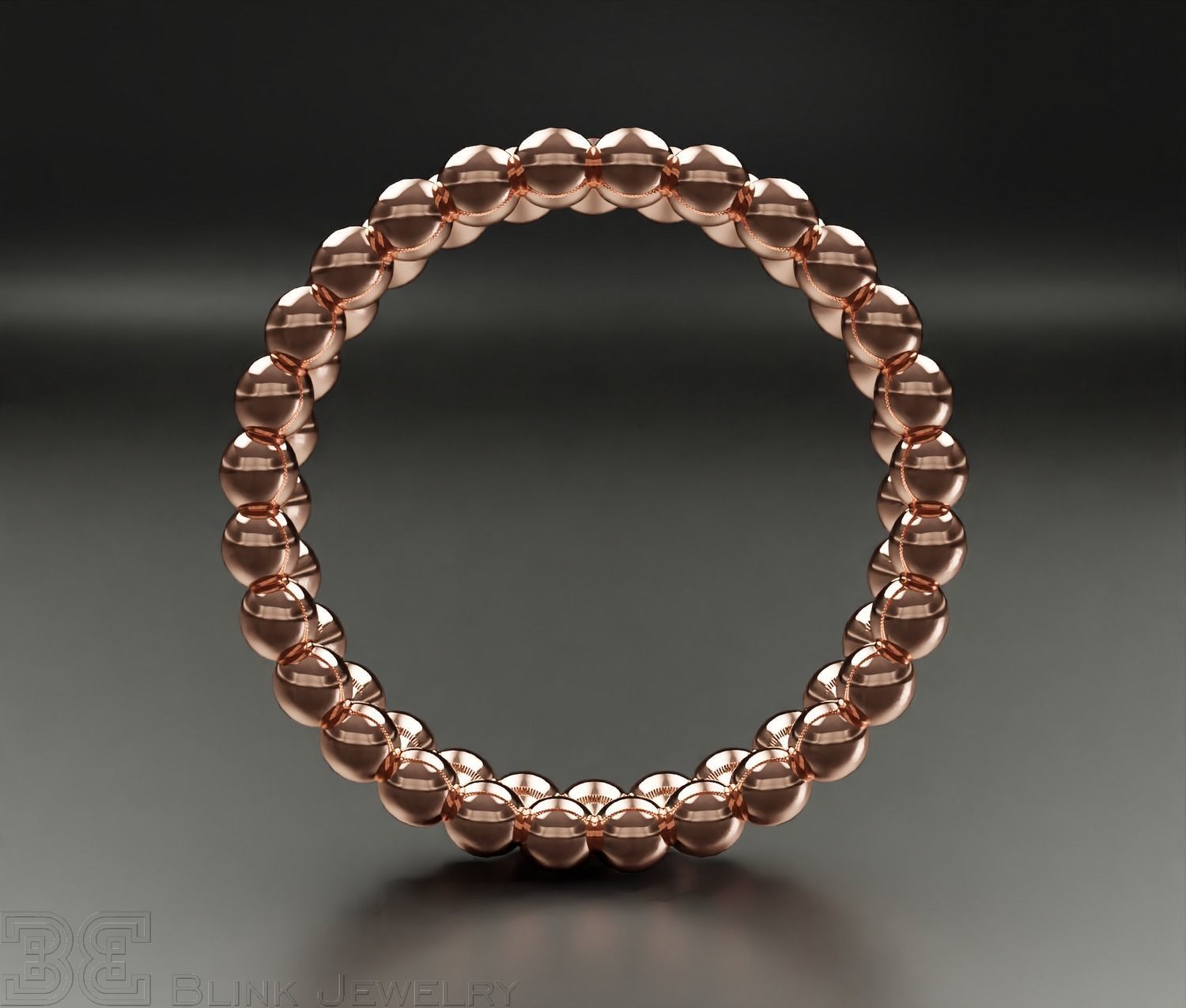 Delicate eternity band luxury style package 3D print model_12