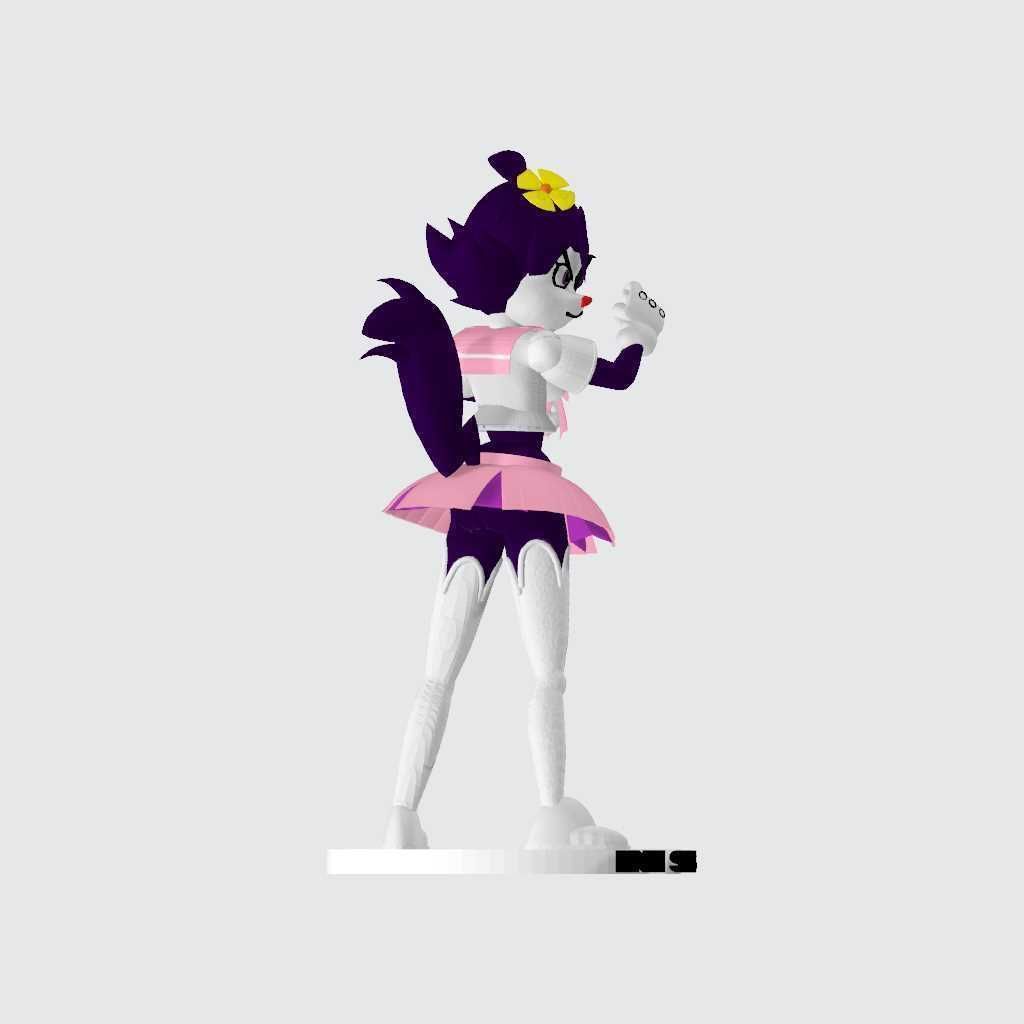 Animaniacs Dot anime style 3D print model_4