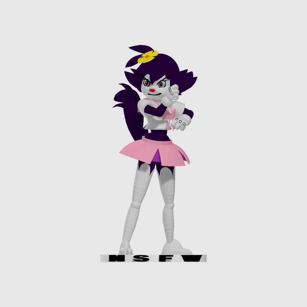 Animaniacs Dot anime style 3D print model_1