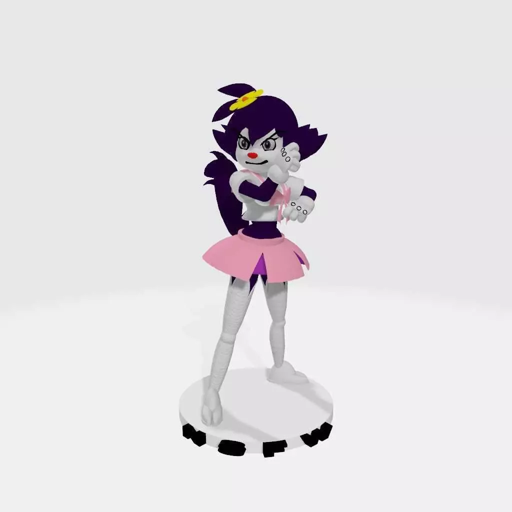Animaniacs Dot anime style 3D print model_0