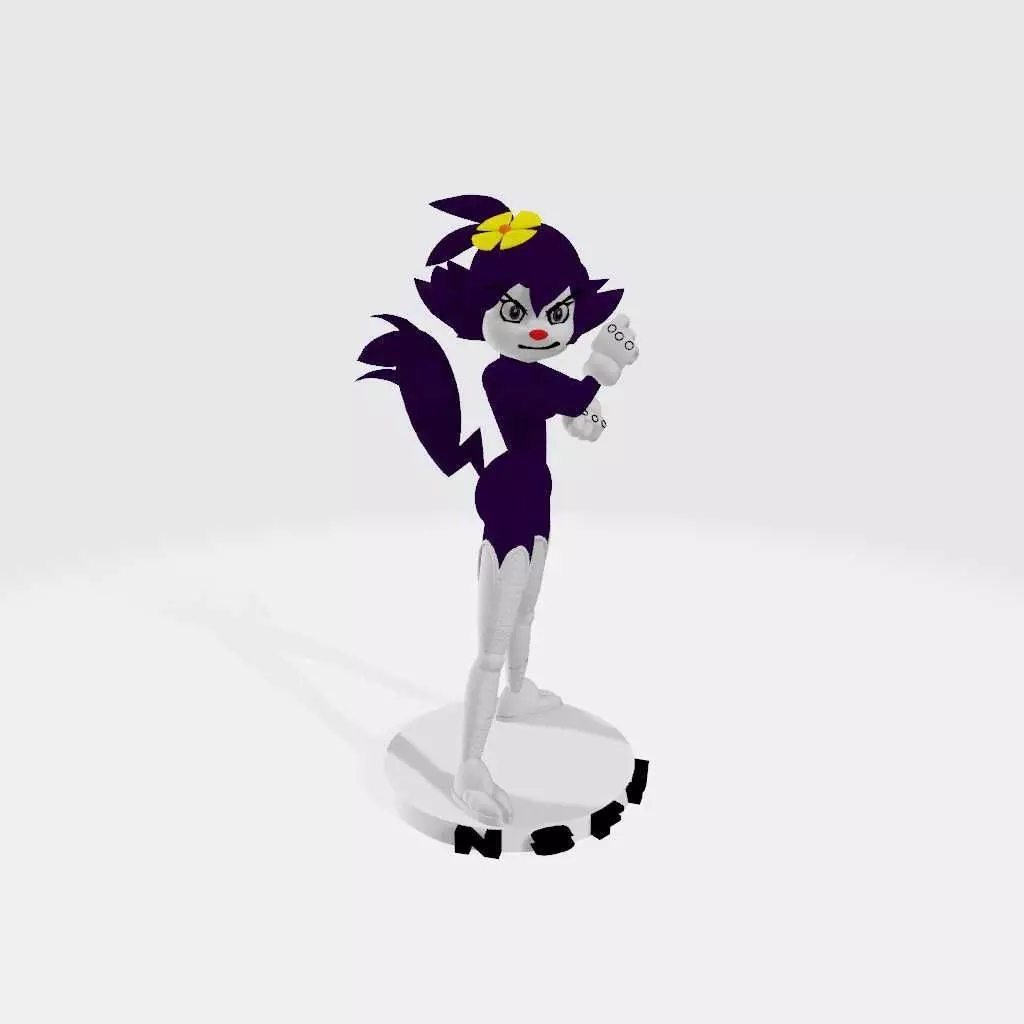 Animaniacs Dot undressed 3D print model