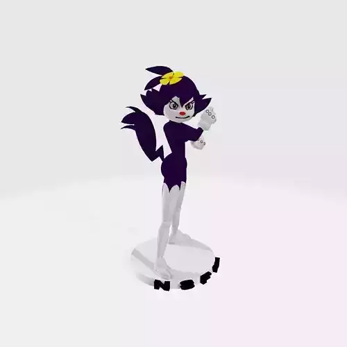Animaniacs Dot undressed 3D print model