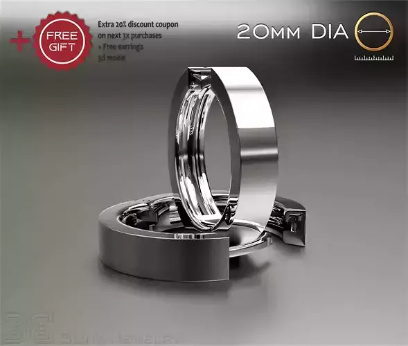 Classic hoop earrings simlpe round rings