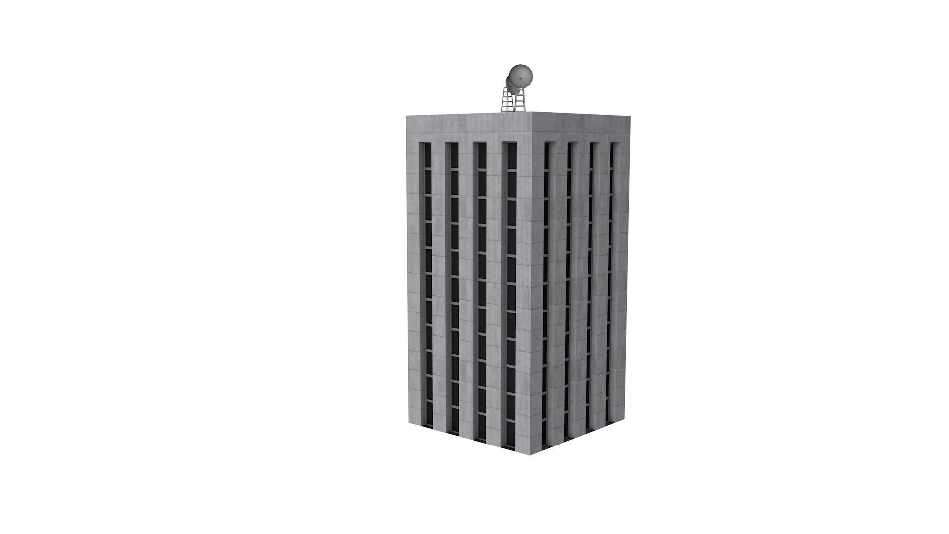 Big City Buildings Bundle vol 1 Low-poly 3D model_22