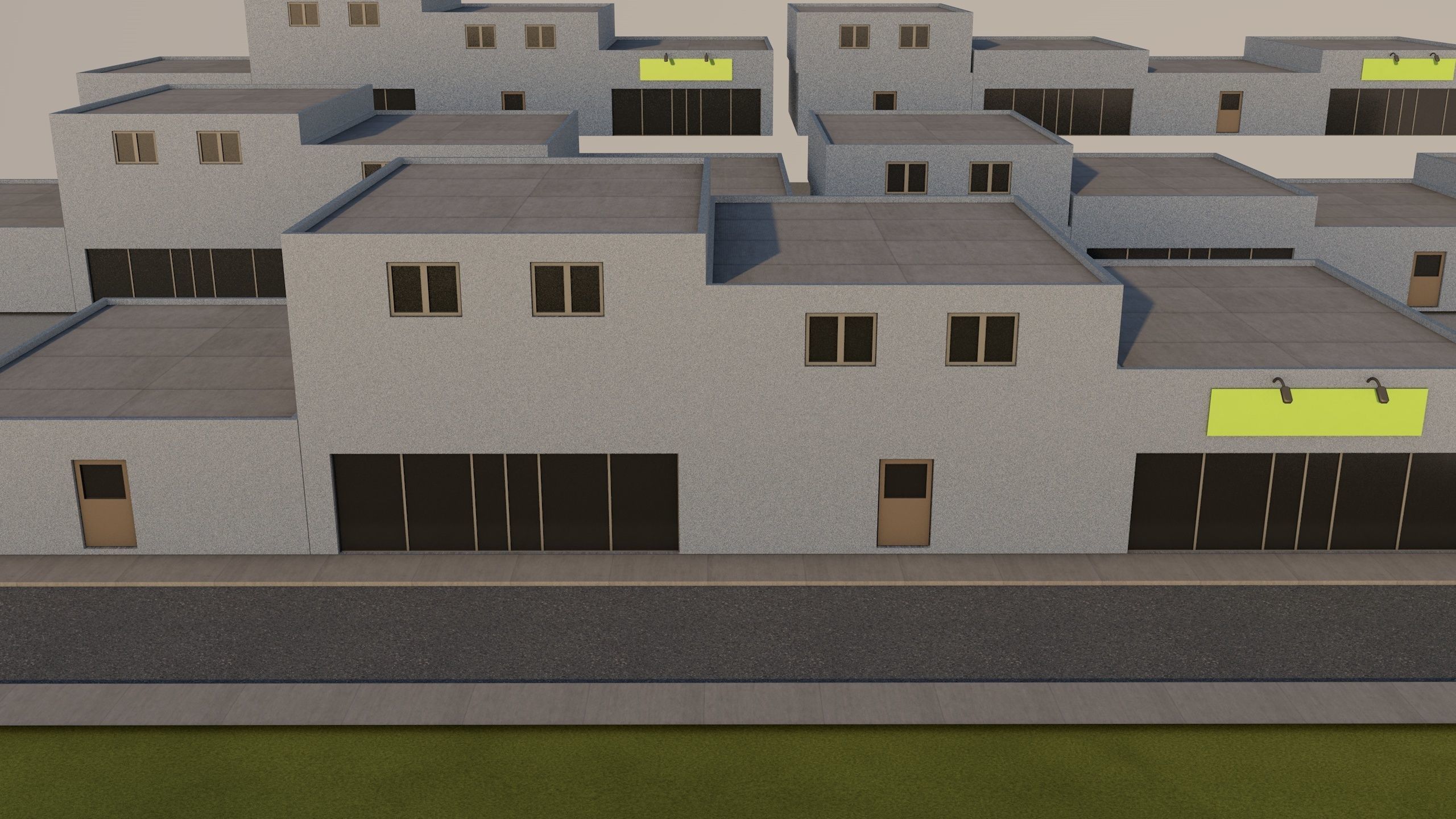 Big City Buildings Bundle vol 1 Low-poly 3D model_4