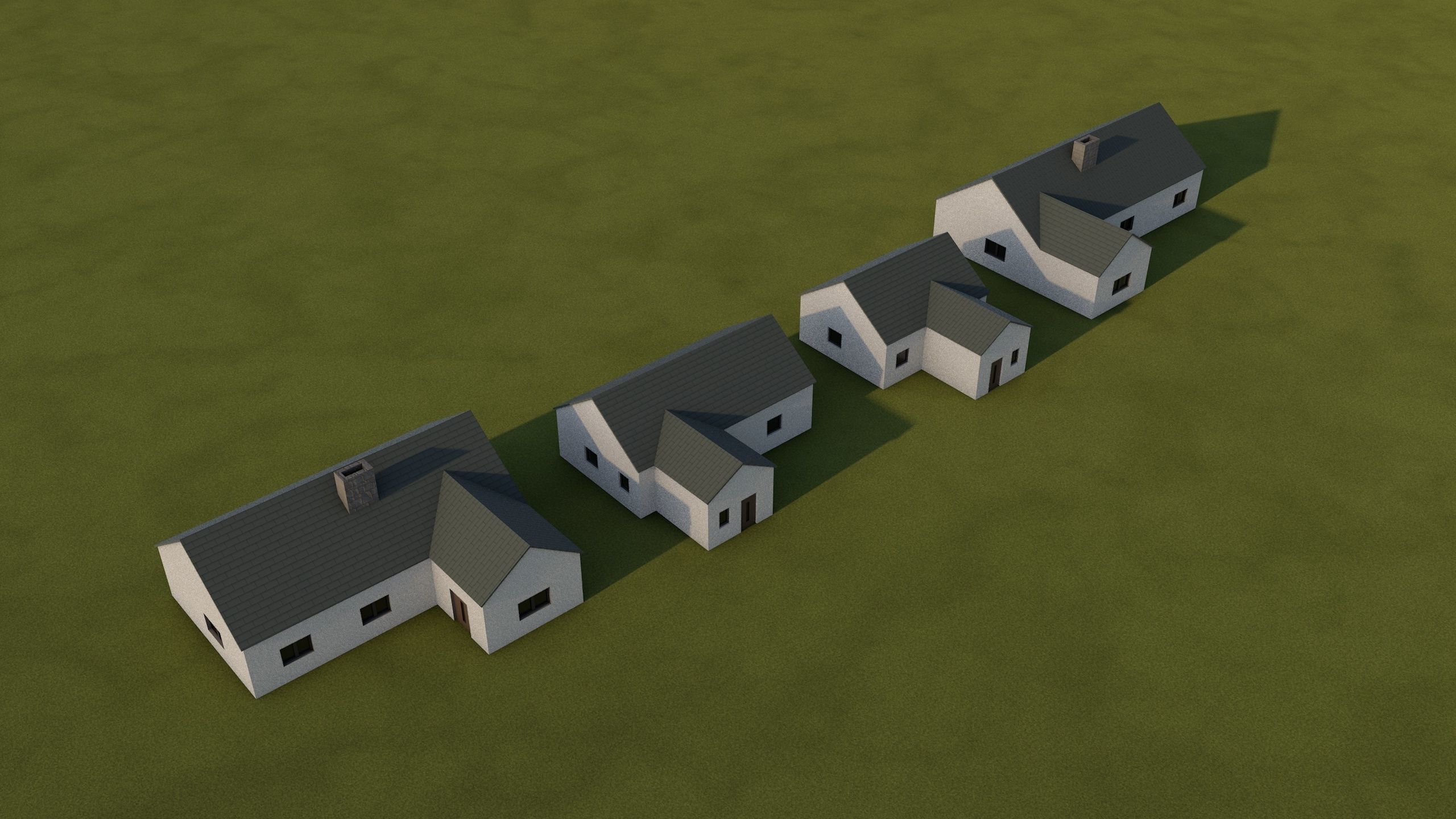 Big City Buildings Bundle vol 1 Low-poly 3D model_3