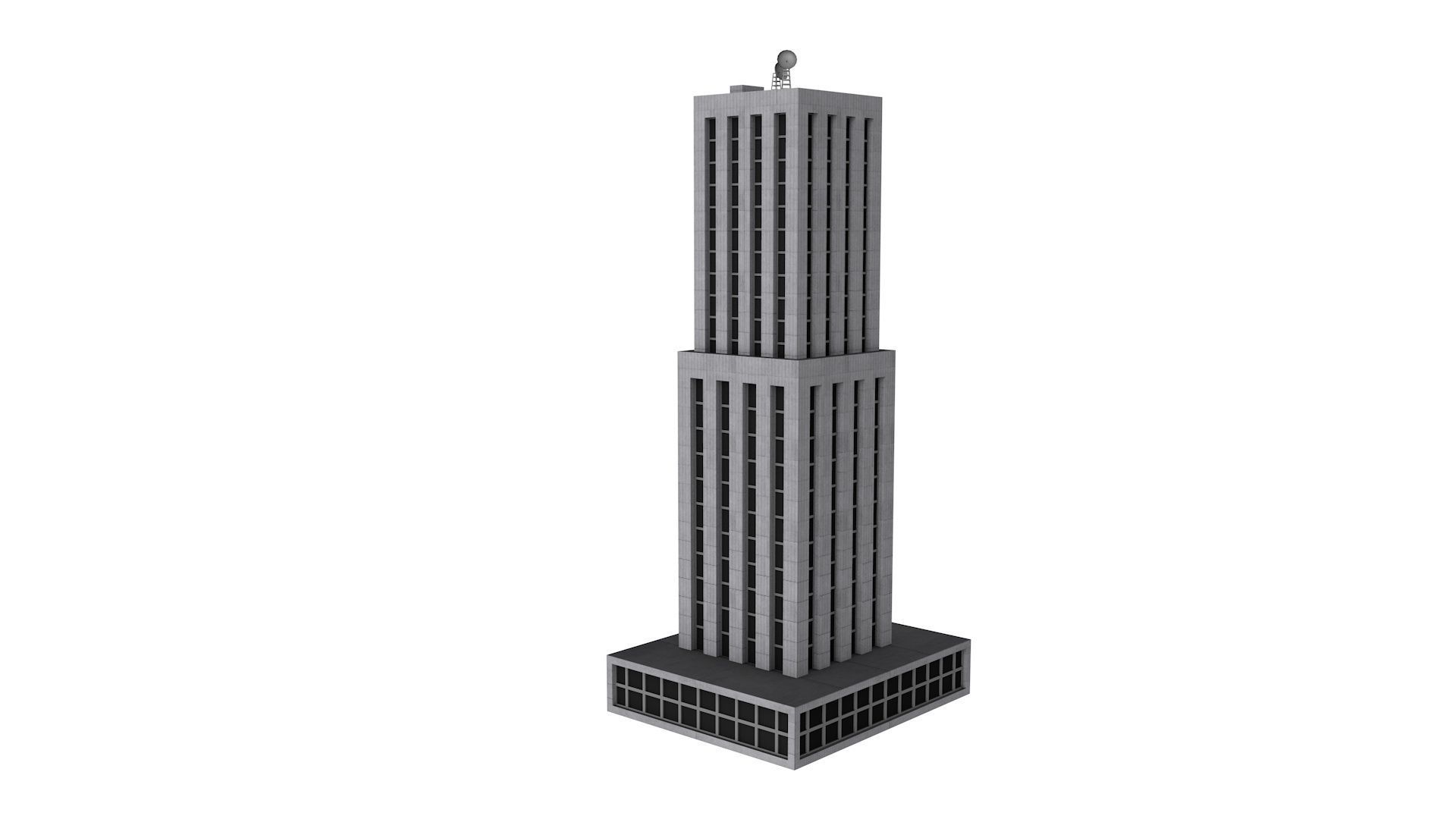 Big City Buildings Bundle vol 1 Low-poly 3D model_24
