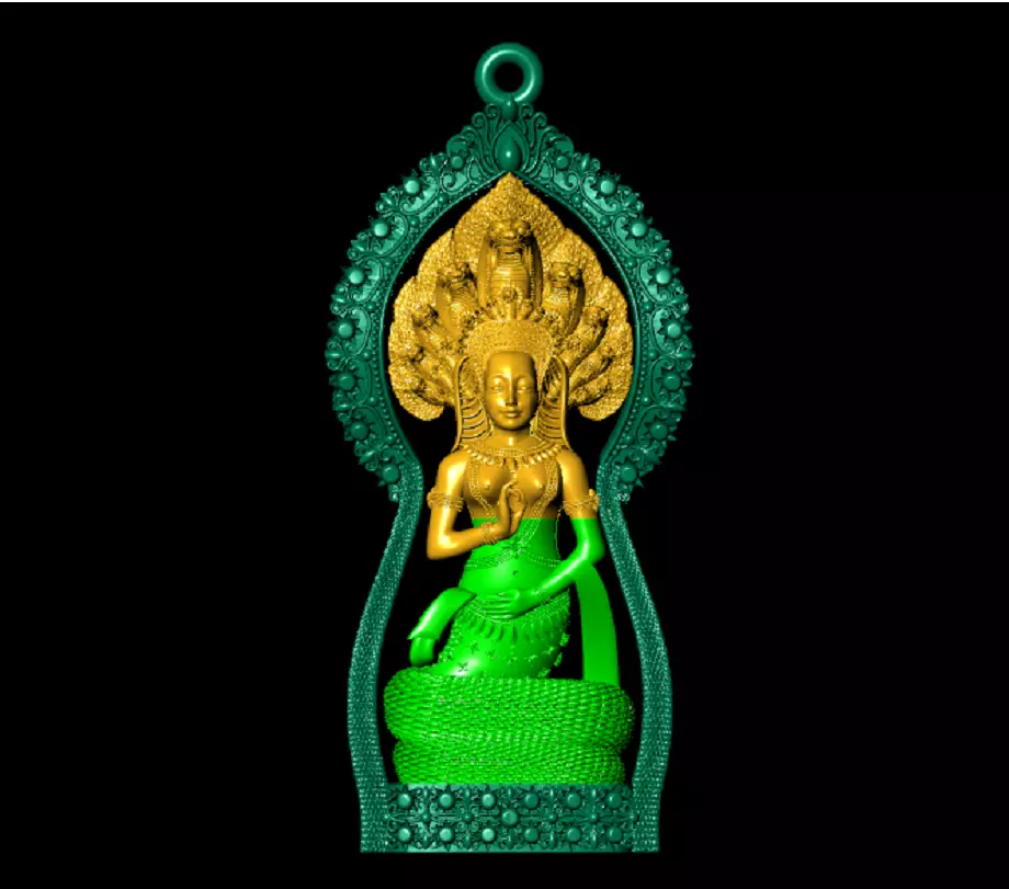 Khmer Model Dragon Khmer 3D print model