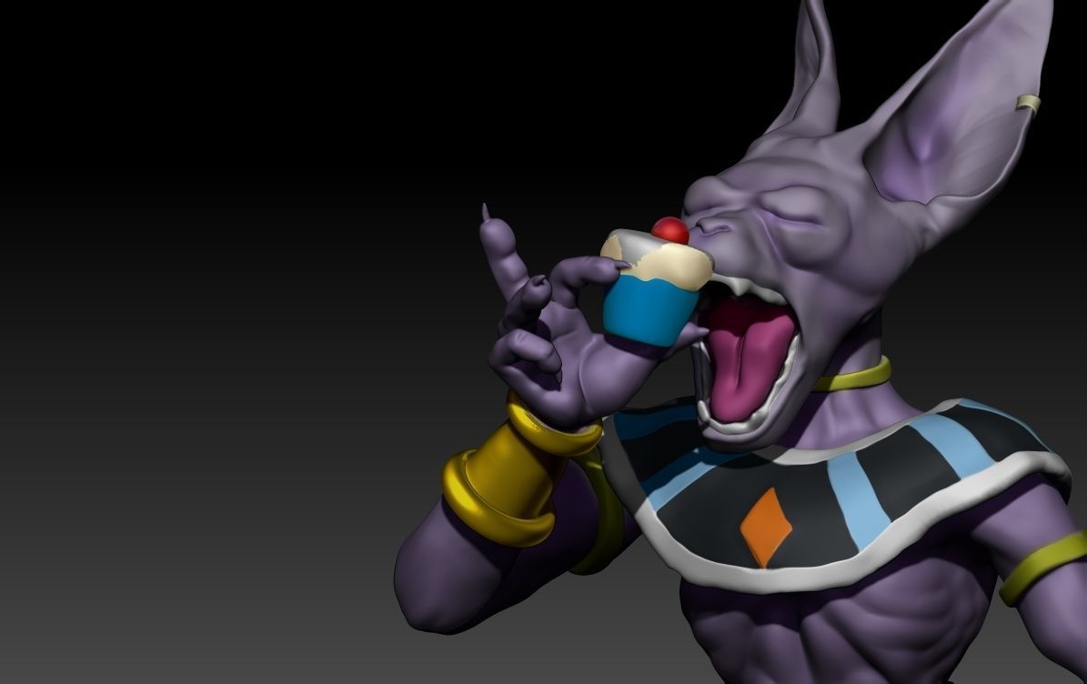 bills or beerus dragonball z 3D print model_2