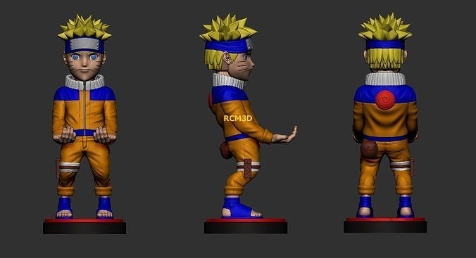 Naruto cellphone and joystick holder Free 3D print model