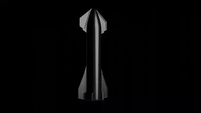 SpaceX Starship SN Series 3D model