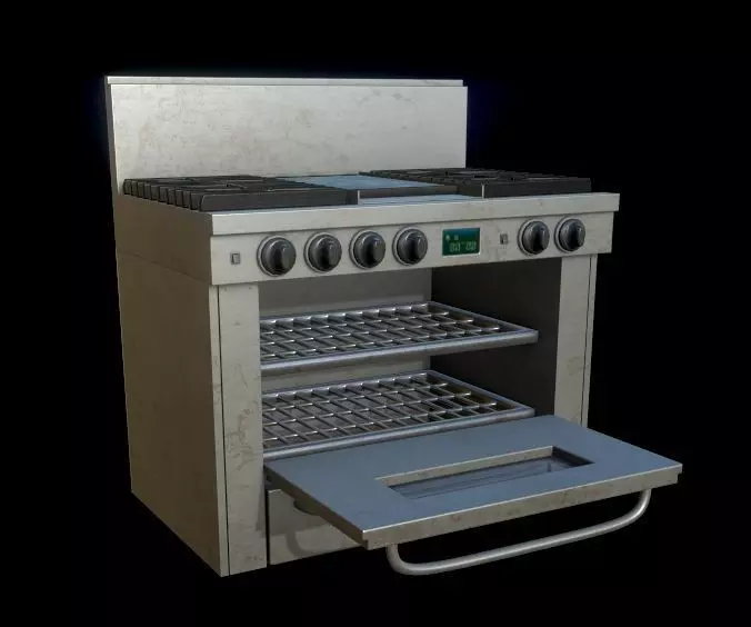 Mordern Oven 3D model