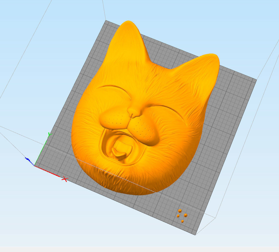 HAPPY CAT Mask 3D print model_6