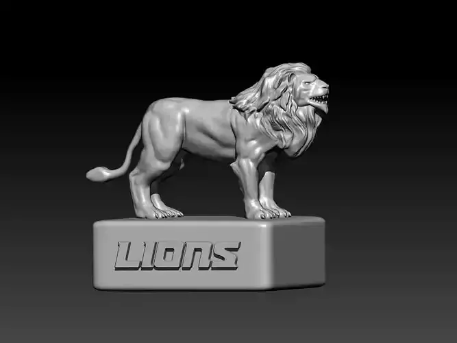 Detroit Lions - NFC -  American football -  Super Bowl 3D print model