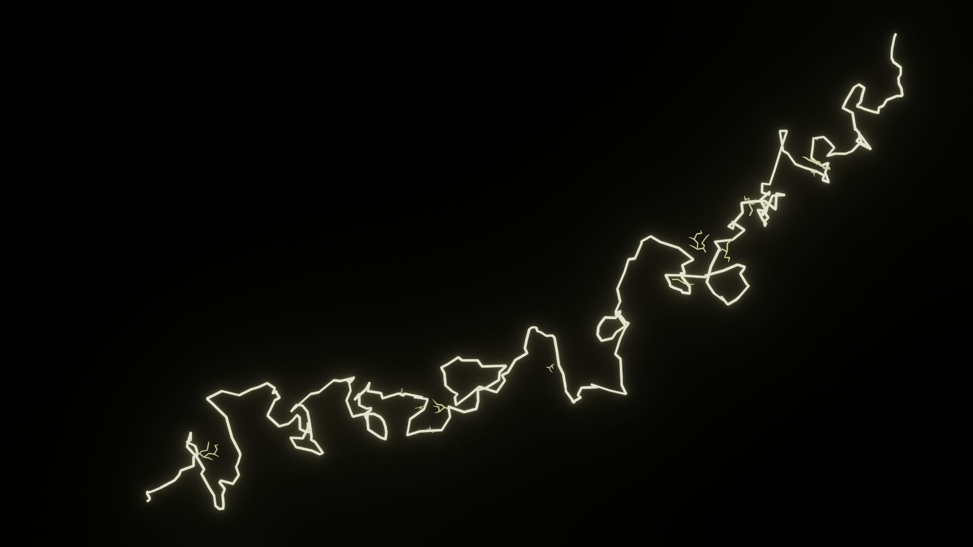 Sword Electric Espada electrica Night clouds and moon Low-poly 3D model_10