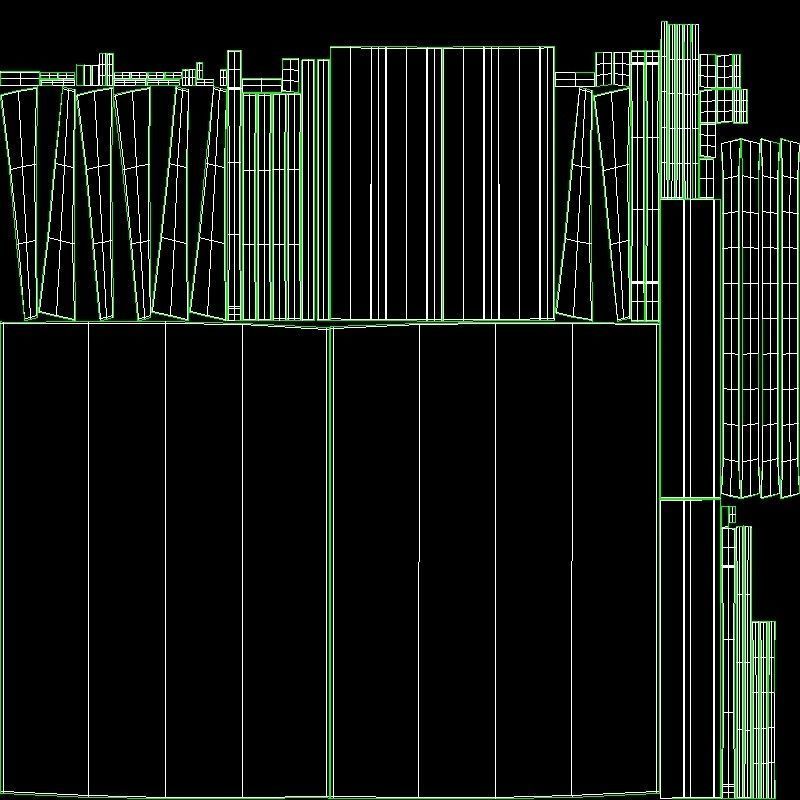 Dominick Dining Table darkwood Low-poly 3D model_6