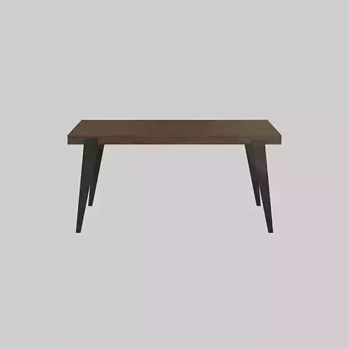 Dominick Dining Table darkwood Low-poly 3D model