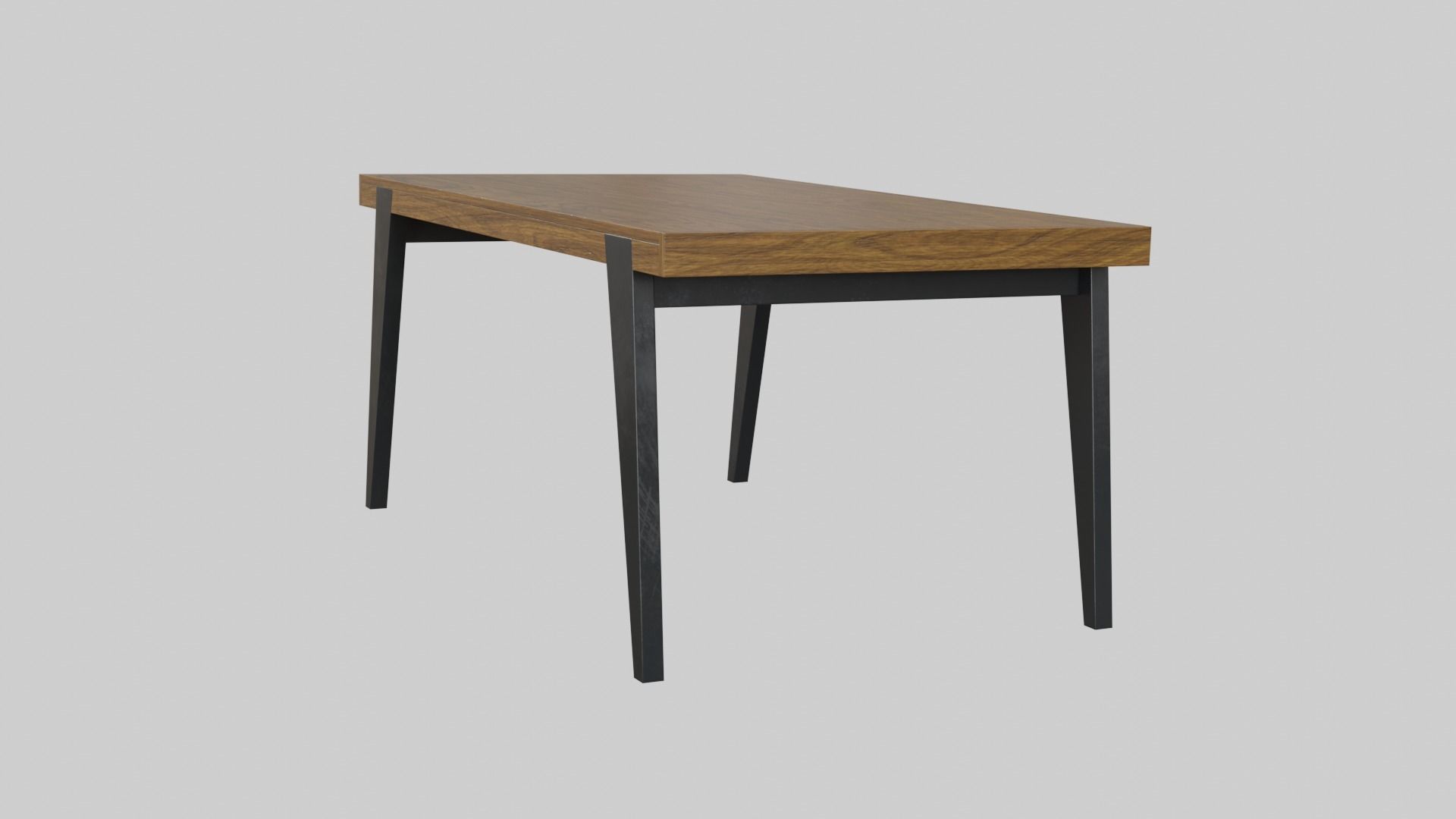 Dominick Dining Table lightwood Low-poly 3D model_3