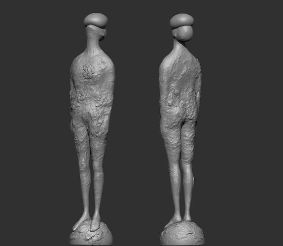 The thinker-Decorative sculpture 3D print model
