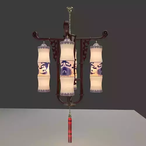 Chinese bamboo lantern