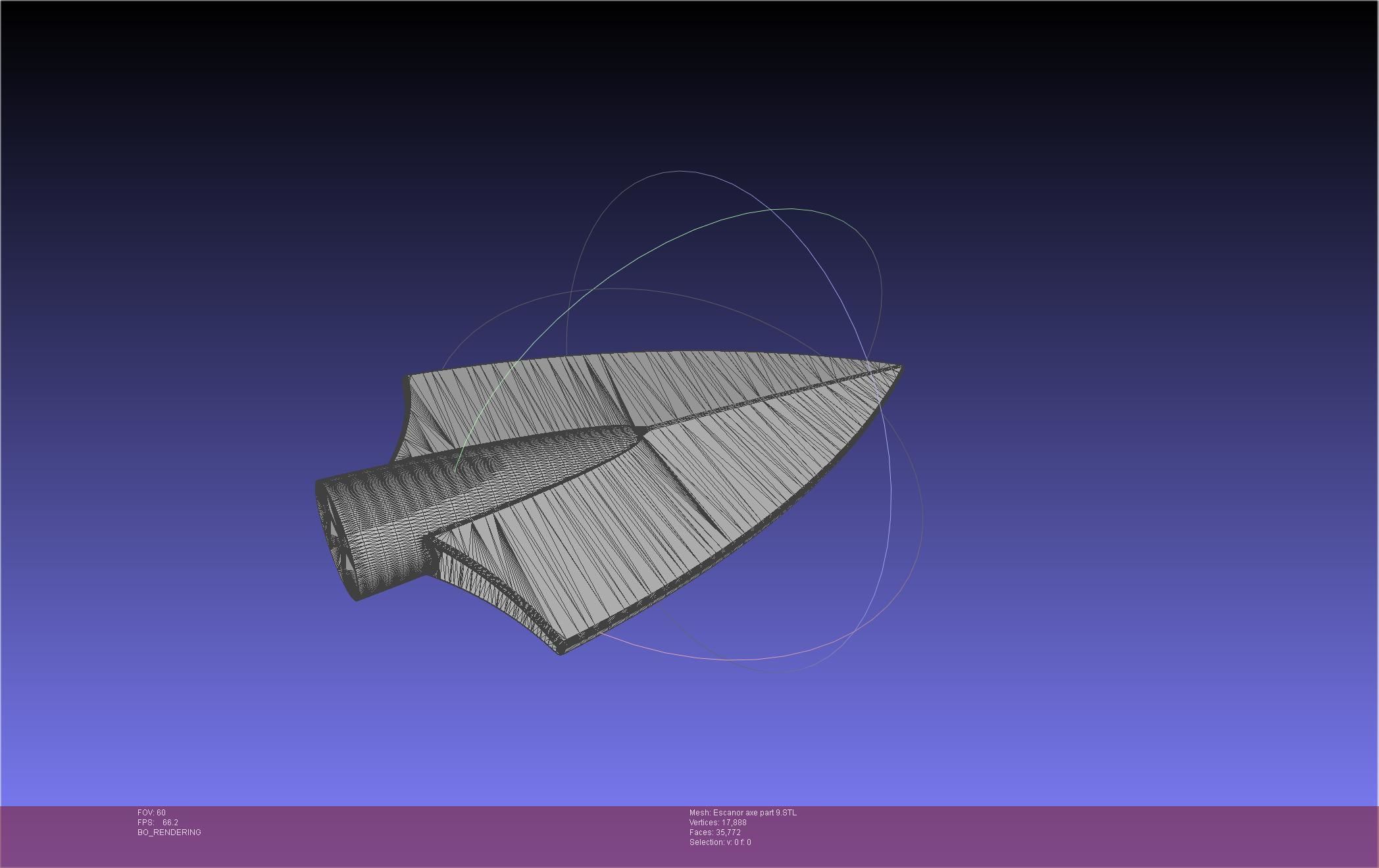 Seven Deadly Sins Escanor Axe Rhitta Printable Assembly 3D print model_132