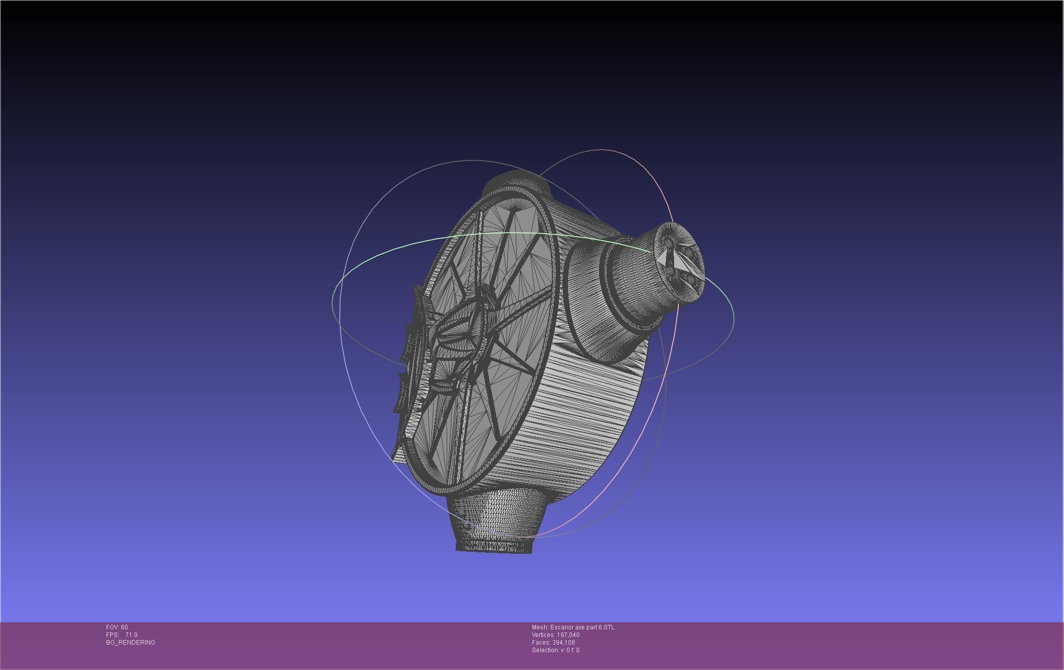 Seven Deadly Sins Escanor Axe Rhitta Printable Assembly 3D print model_102