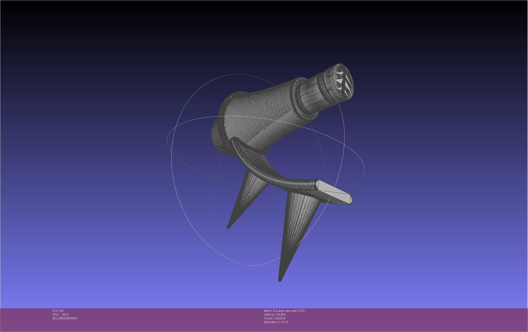 Seven Deadly Sins Escanor Axe Rhitta Printable Assembly 3D print model_80