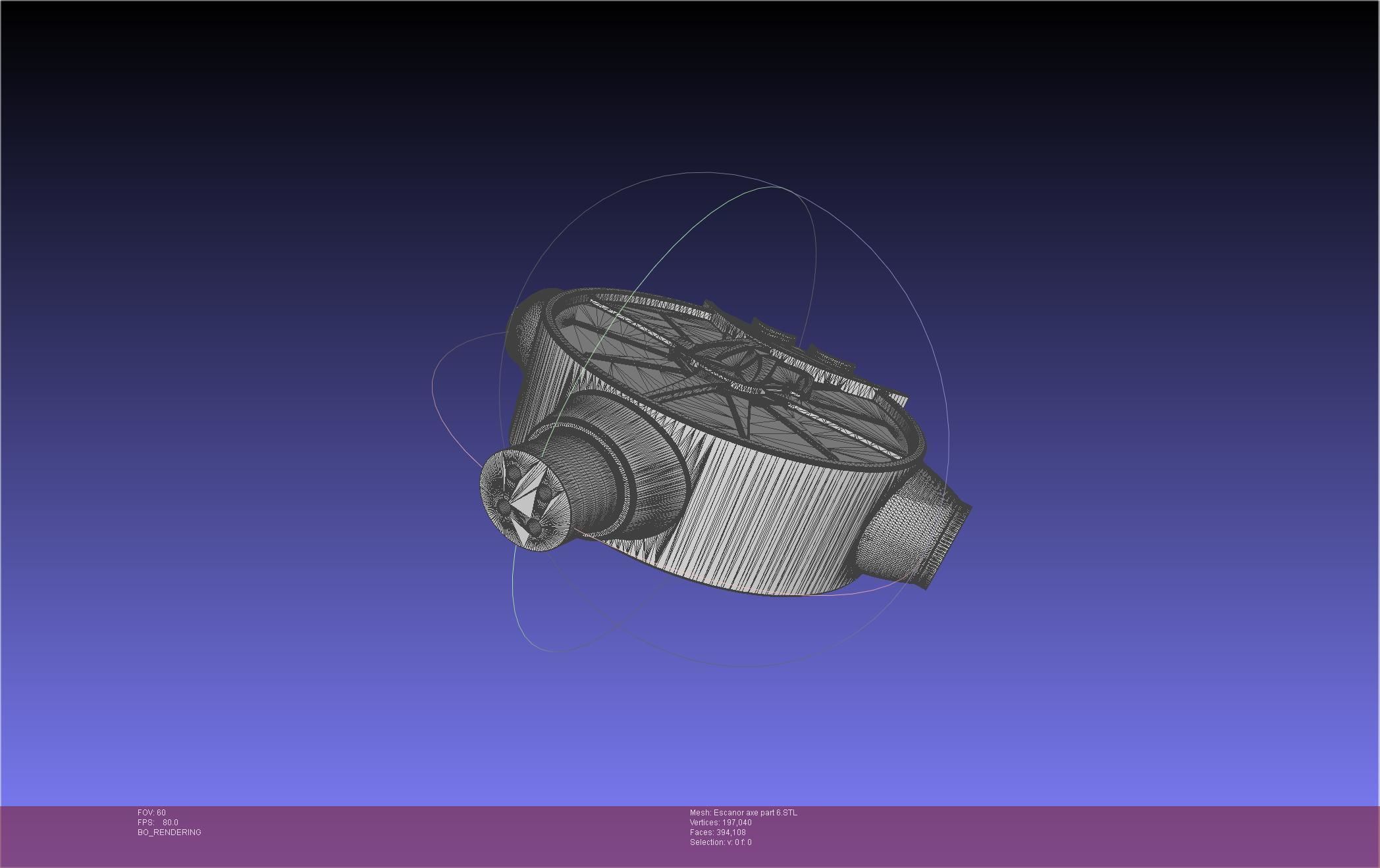 Seven Deadly Sins Escanor Axe Rhitta Printable Assembly 3D print model_129