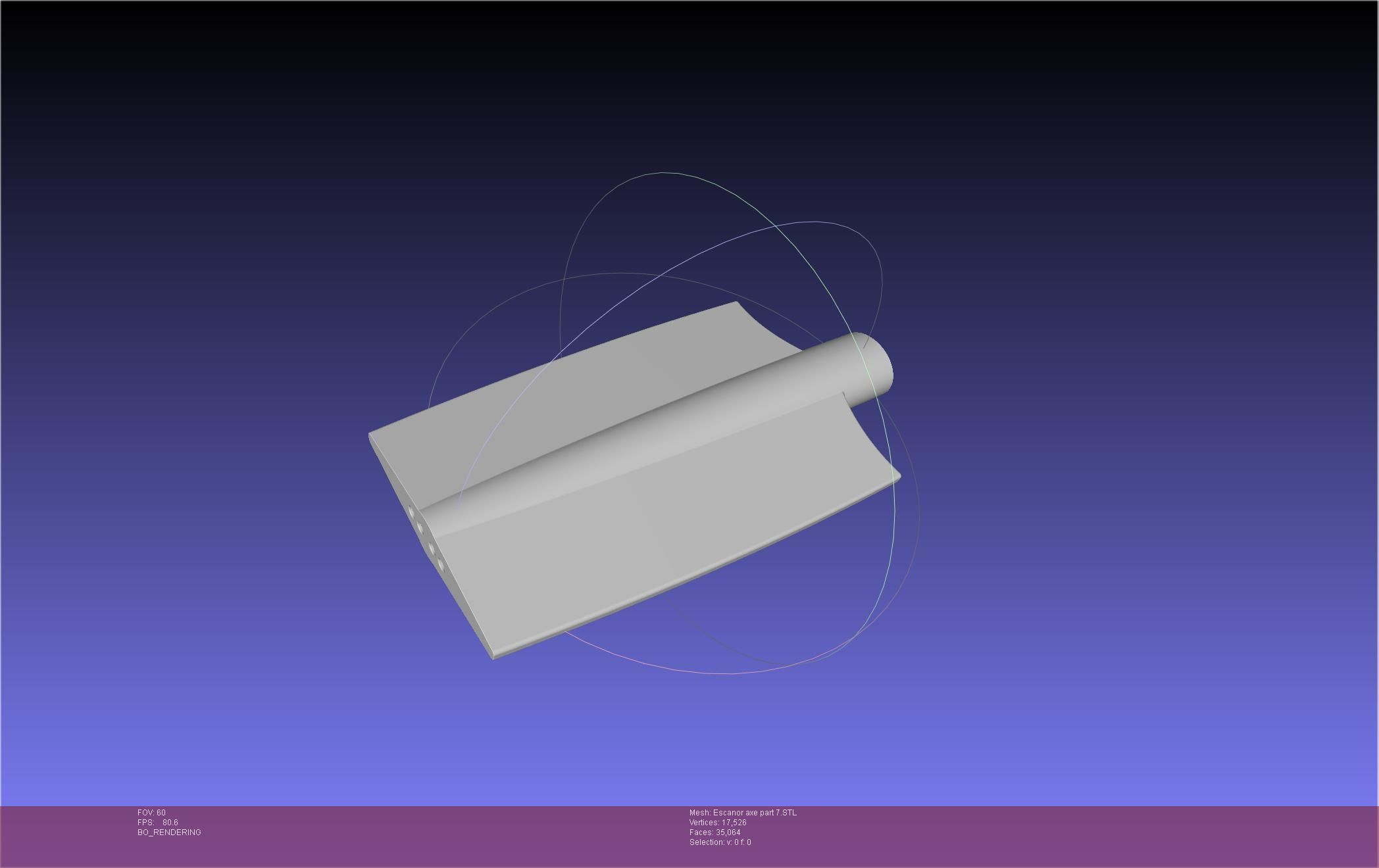 Seven Deadly Sins Escanor Axe Rhitta Printable Assembly 3D print model_117