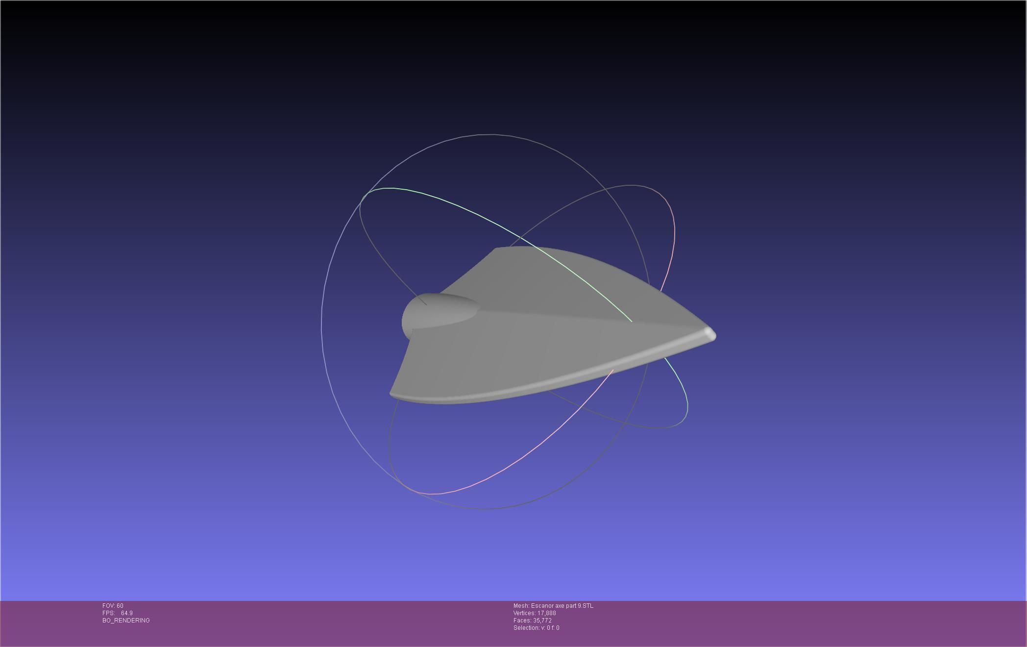 Seven Deadly Sins Escanor Axe Rhitta Printable Assembly 3D print model_126