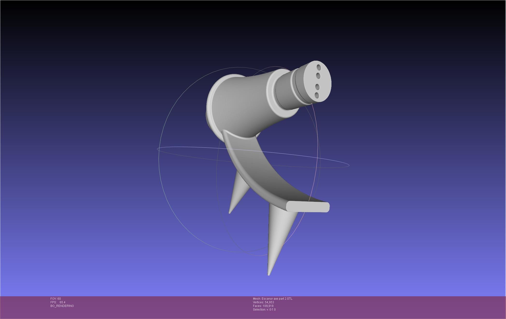 Seven Deadly Sins Escanor Axe Rhitta Printable Assembly 3D print model_104