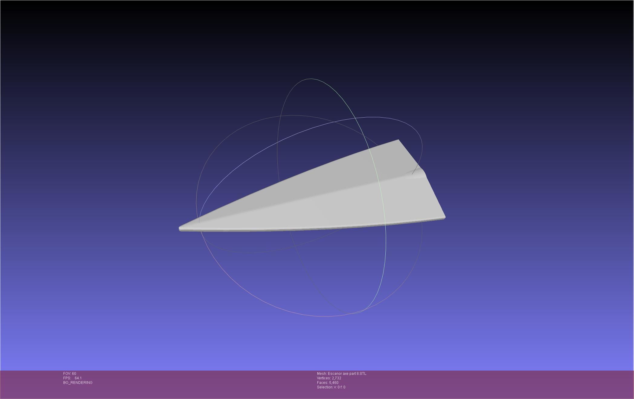 Seven Deadly Sins Escanor Axe Rhitta Printable Assembly 3D print model_121